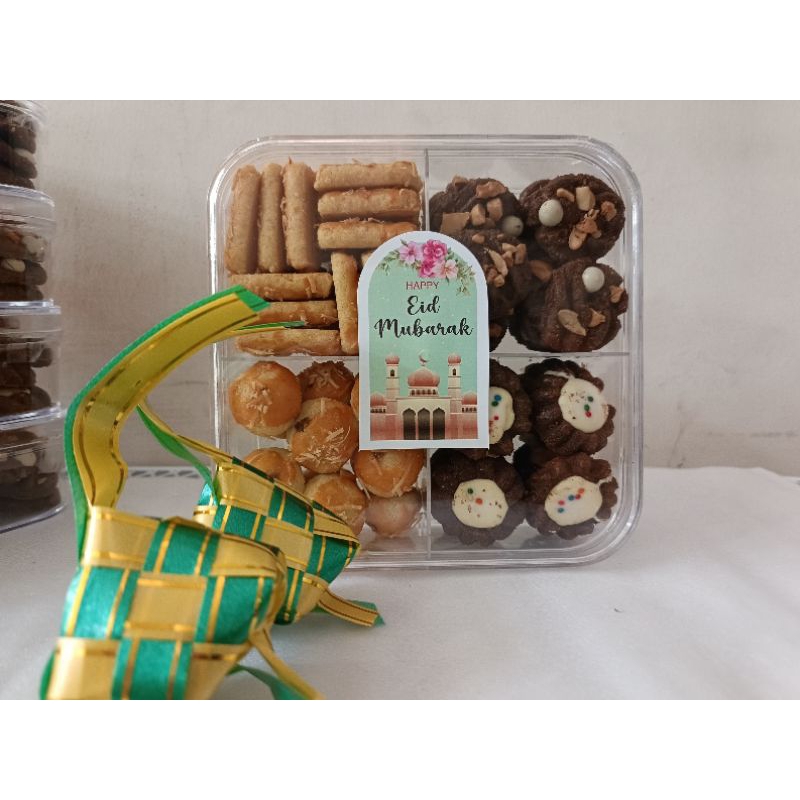 

Kue Kering Nastar Kastangel Coklat Mente White&Black