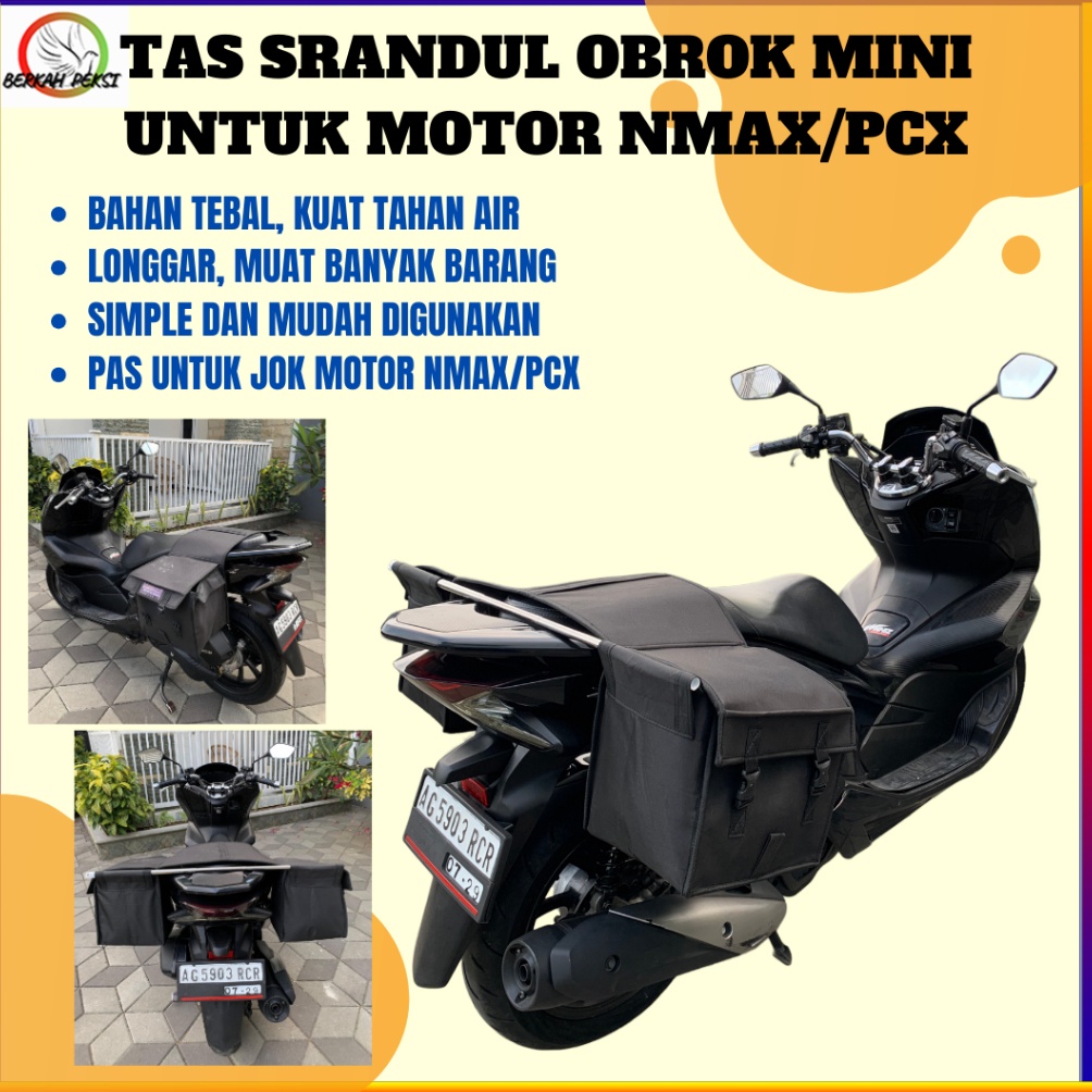 KODE W57Z TAS KURIR SRANDUL OBROK MINIMALIS BISA MOTOR NMAX PCX AEROX JOK 4CM MINI SIMPLE PRAKTIS EL