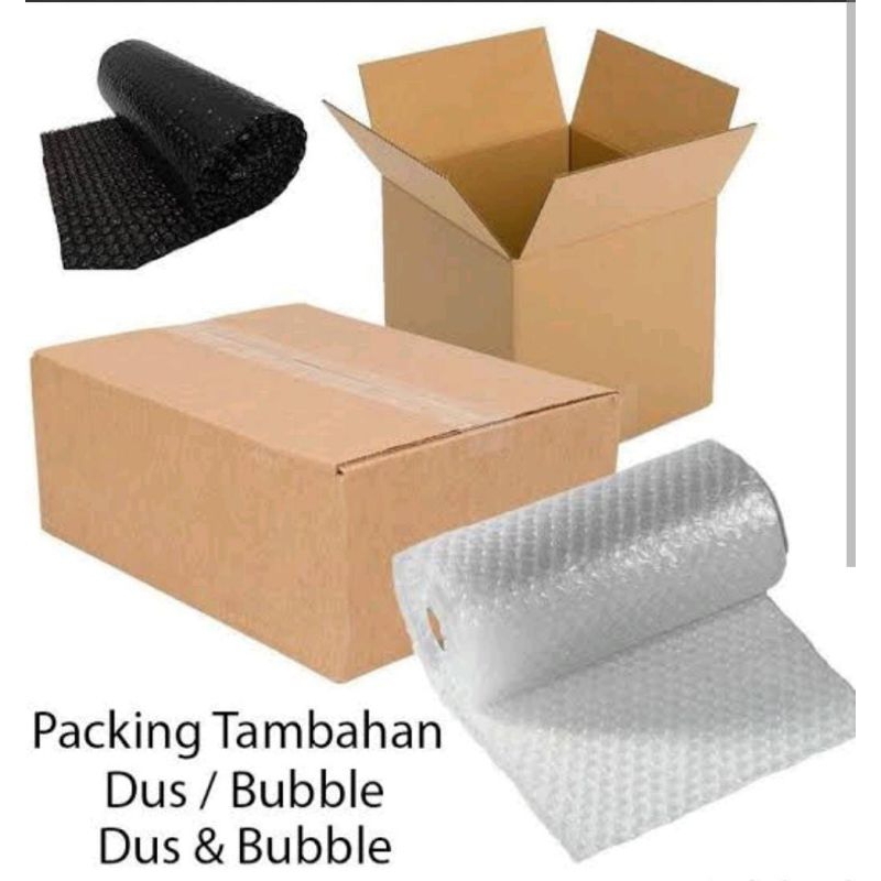 

Packing Tambahan Kardus + Bubble Wrap untuk barang PECAH BELAH