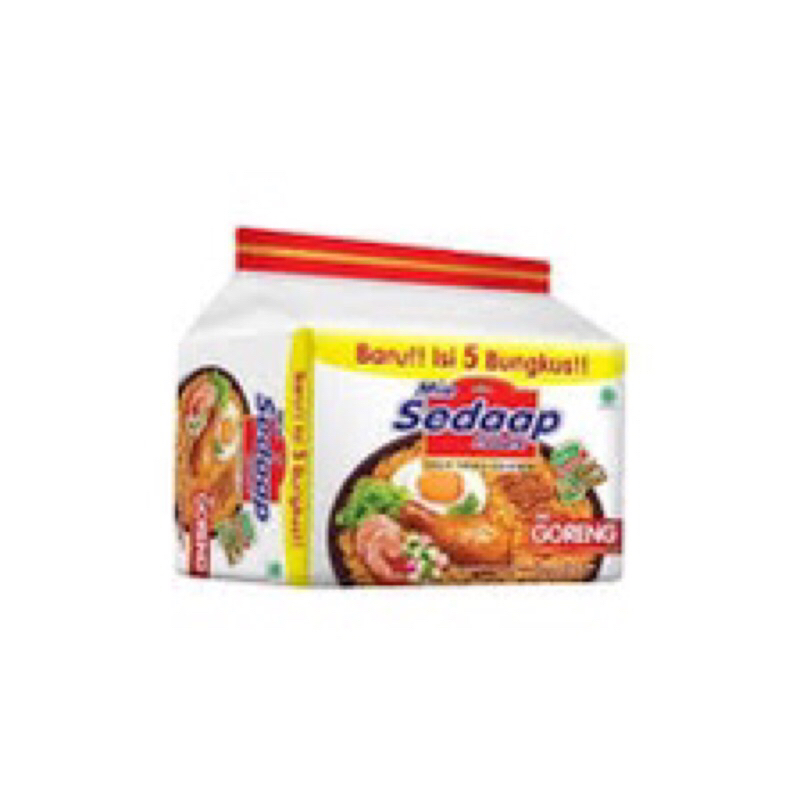 

mie Instant sedaap mie goreng 1 pack isi 5
