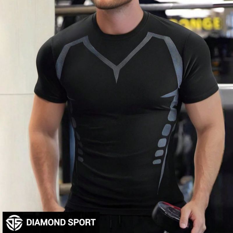 KAOS OLAHRAGA GYM PRIA / BAJU OLAHRAGA PRIA / KAOS GYM FITNESS RUNNING JOGGING TRAINING PRIA / PAKAI