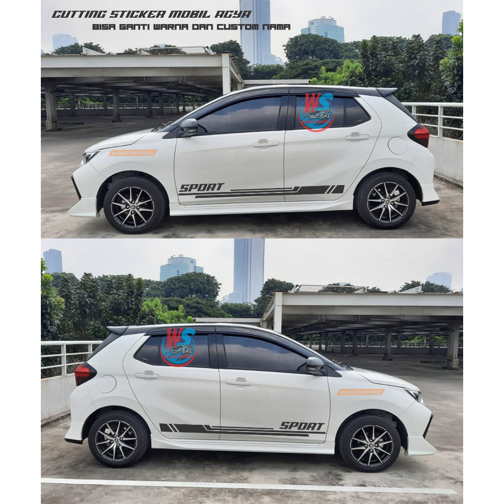 CUTTING STICKER MOBIL AGYA STIKER MOBIL AGYA CUTTING STICKER all new agya