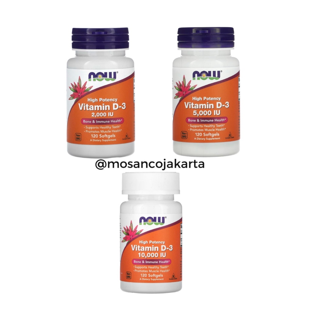 Now Foods Vitamin D3 5000iu isi 120 Softgels Now Vitamin D3 5000iu