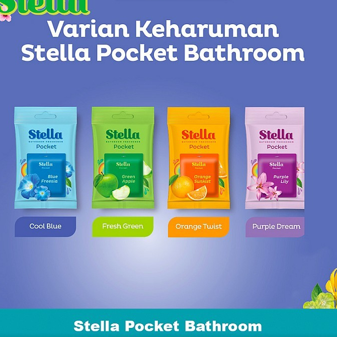 Stella Pocket Bathroom Pengharum Kamar Mandi Toilet Gantung