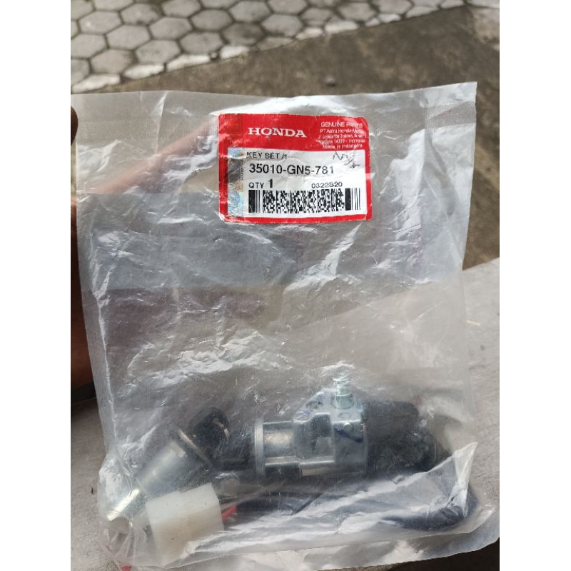 Keyset key set kunci kontak kunci jok Assy motor Honda Astrea Star prima original ORI baru ahm nos
