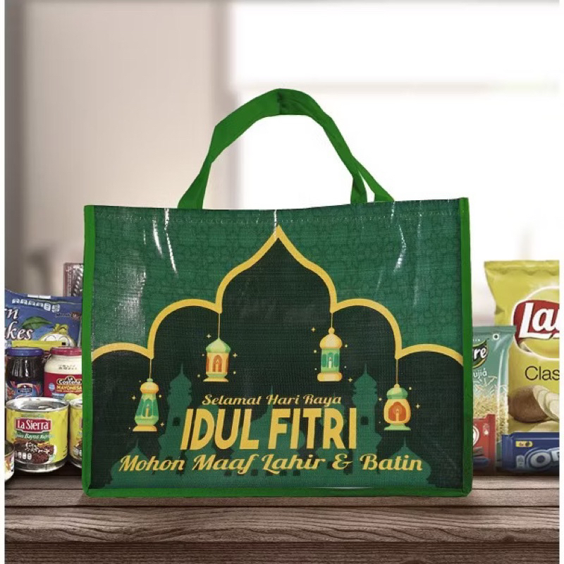 

PROMO Tas Bingkisan Lebaran Glossy Tebal Tas Parcel PREMIUM Hari Raya Idul Fitri/READY LANGSUNG KIRIM