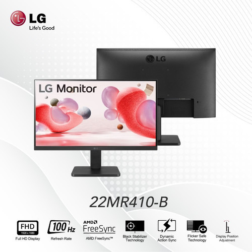 MONITOR LED LG 22MR410 22 INCH WITH AMD FREESYNC / MONITOR 22 INCH 22" LG 22 MR 410