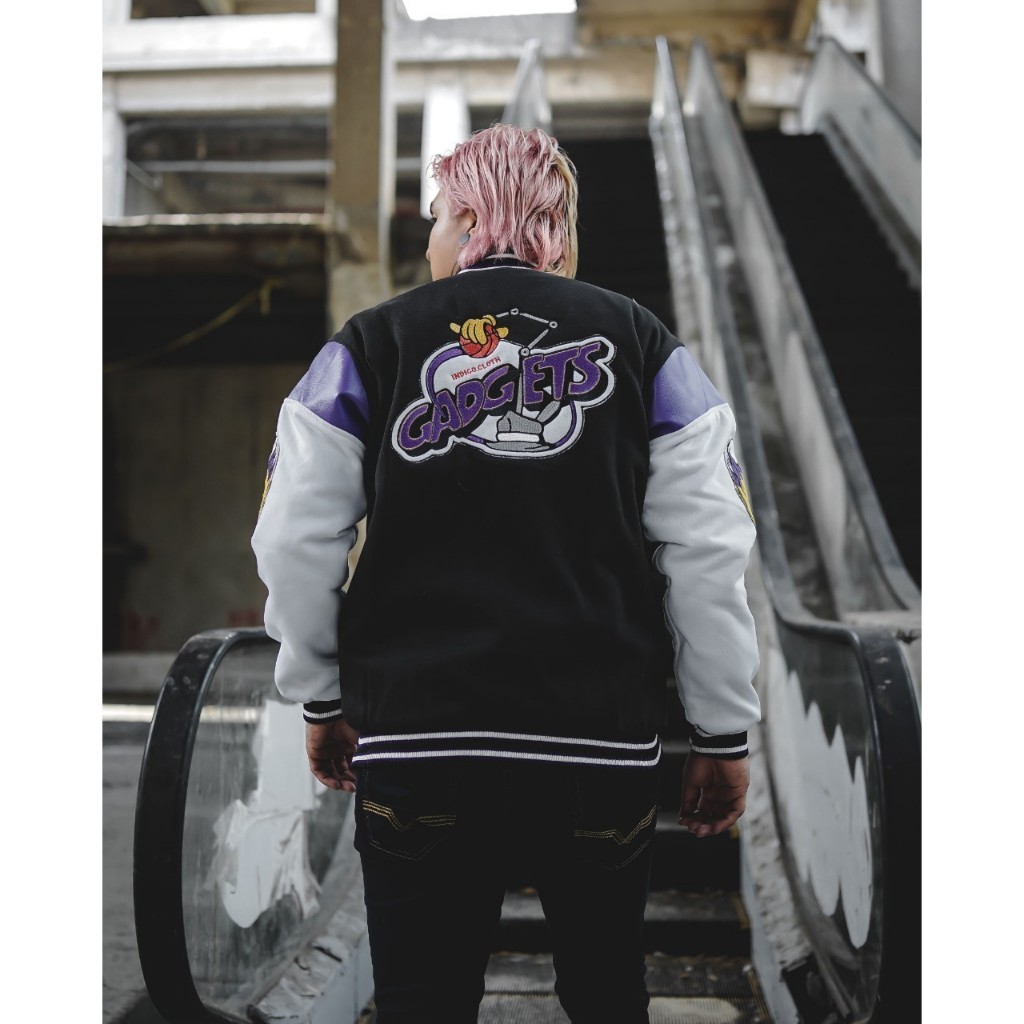Jaket Pria Varsity Baseball Indigo Supply