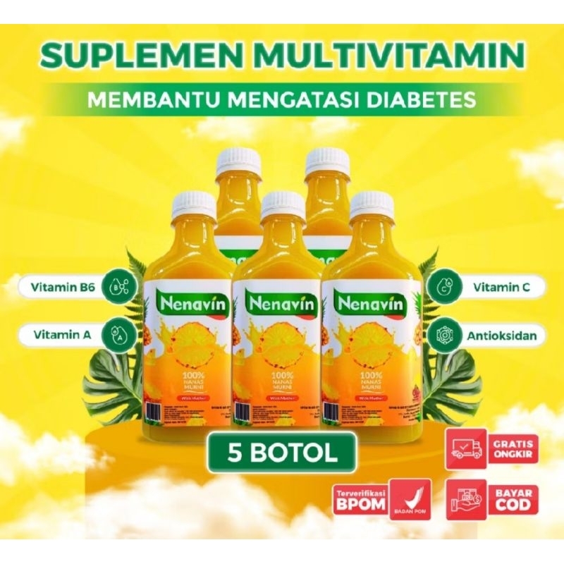 

Nenavin Cuka Nanas Paket 5 botol