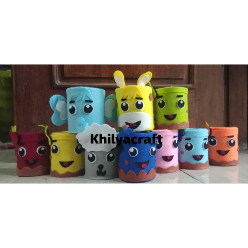 

tempat pensil flanel