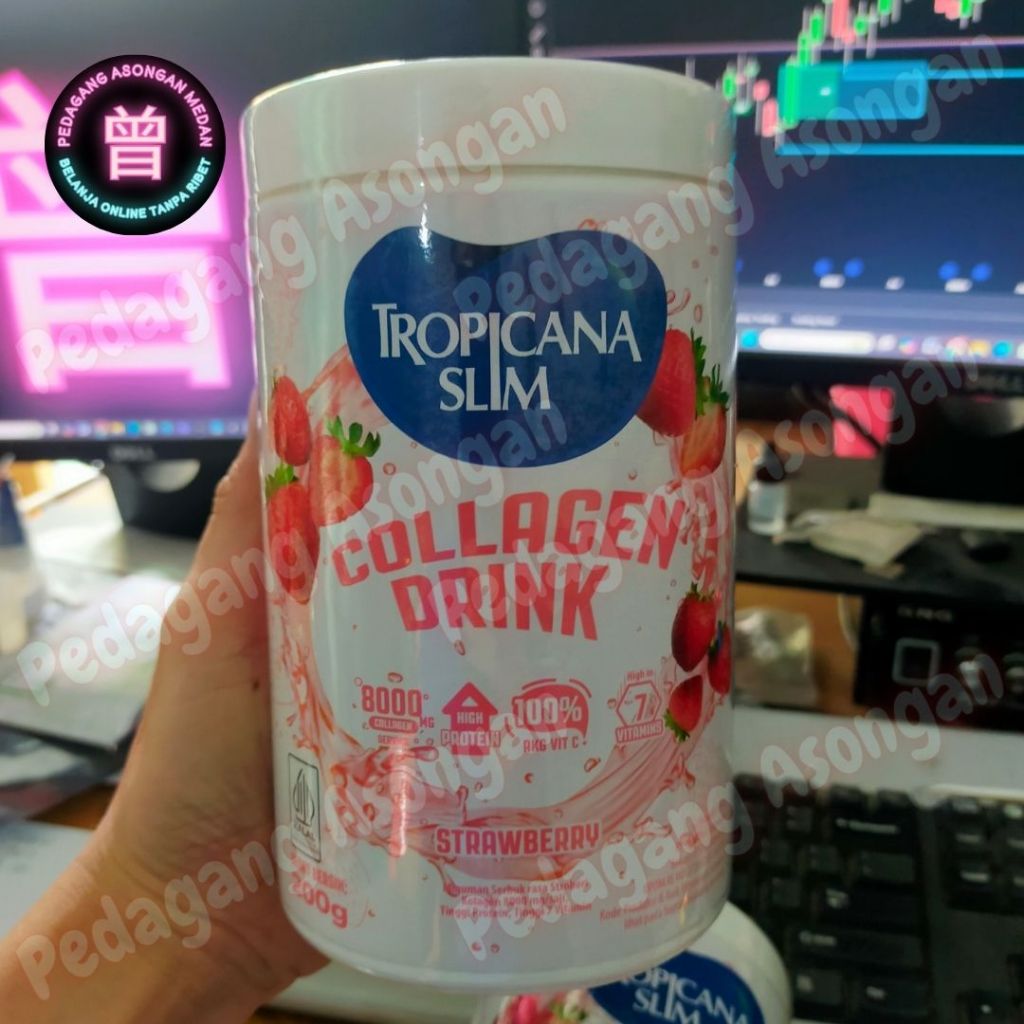 Tropicana Slim Collagen Drink Strawberry 200 gram