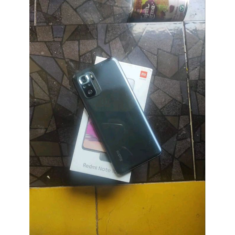 Redmi note 10S fulset 8 /128 bekas second
