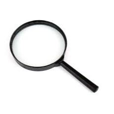 

Kaca Pembesar Plastik Ekonomis / Magnifying Glass / Plastic Magnifier 30 60 75 mm