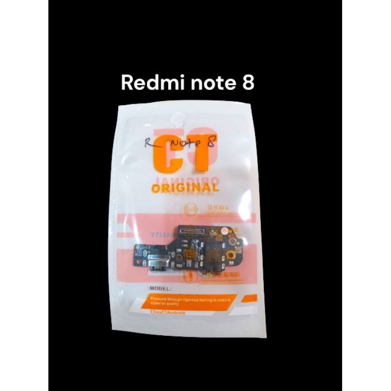 FLEXIBLE PAPAN KONEKTOR CAS REDMI NOTE 8 ORI + IC