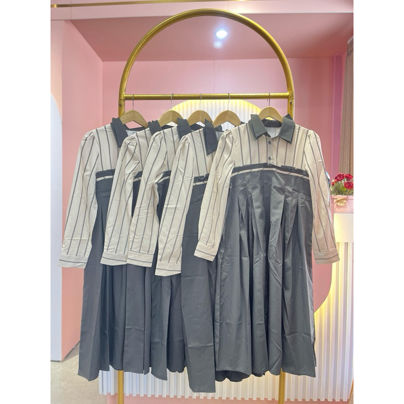Midi Dress Import Midi Dress Korean Style
