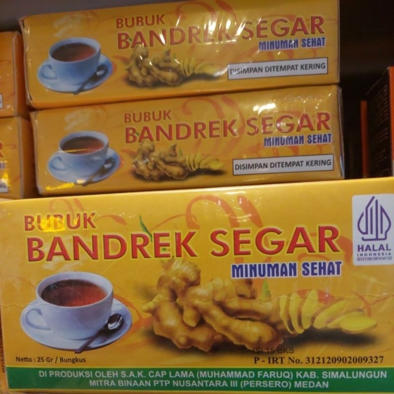 

Bubuk Bandrek Segar S.A.K. Cap Lama