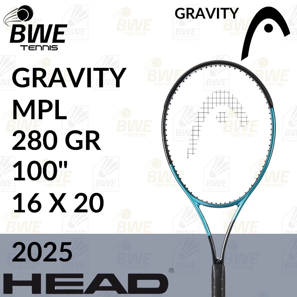 RAKET TENNIS HEAD GRAVITY MPL 2025 280GR 100" - RAKET TENIS LAPANGAN 100% ORIGINAL