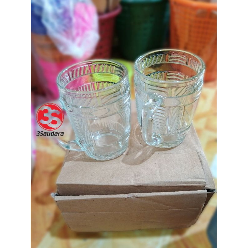 GELAS KACA JUMBO / GELAS KEDAUNG 570ML