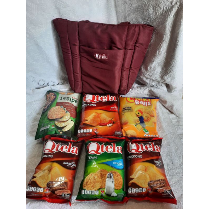 

QTELA PAKET ISI 6 Pcs (FREE PLUFFY BAG)