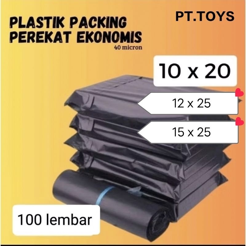 𝙋𝙏 𝙏𝙊𝙔𝙎 - POLYMAILER UKURAN 10 X 20 CM / 12 X 25 / 15 X 25 𝙃𝘼𝙍𝙂𝘼 𝙀𝙆𝙊𝙉𝙊𝙈𝙄𝙎
