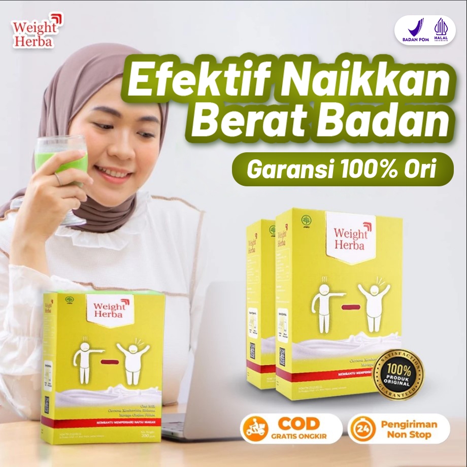 

Susu Weight Herba - Suplemen Penggemuk Badan No.1 di Indonesia Solusi Alami Tubuh Ideal