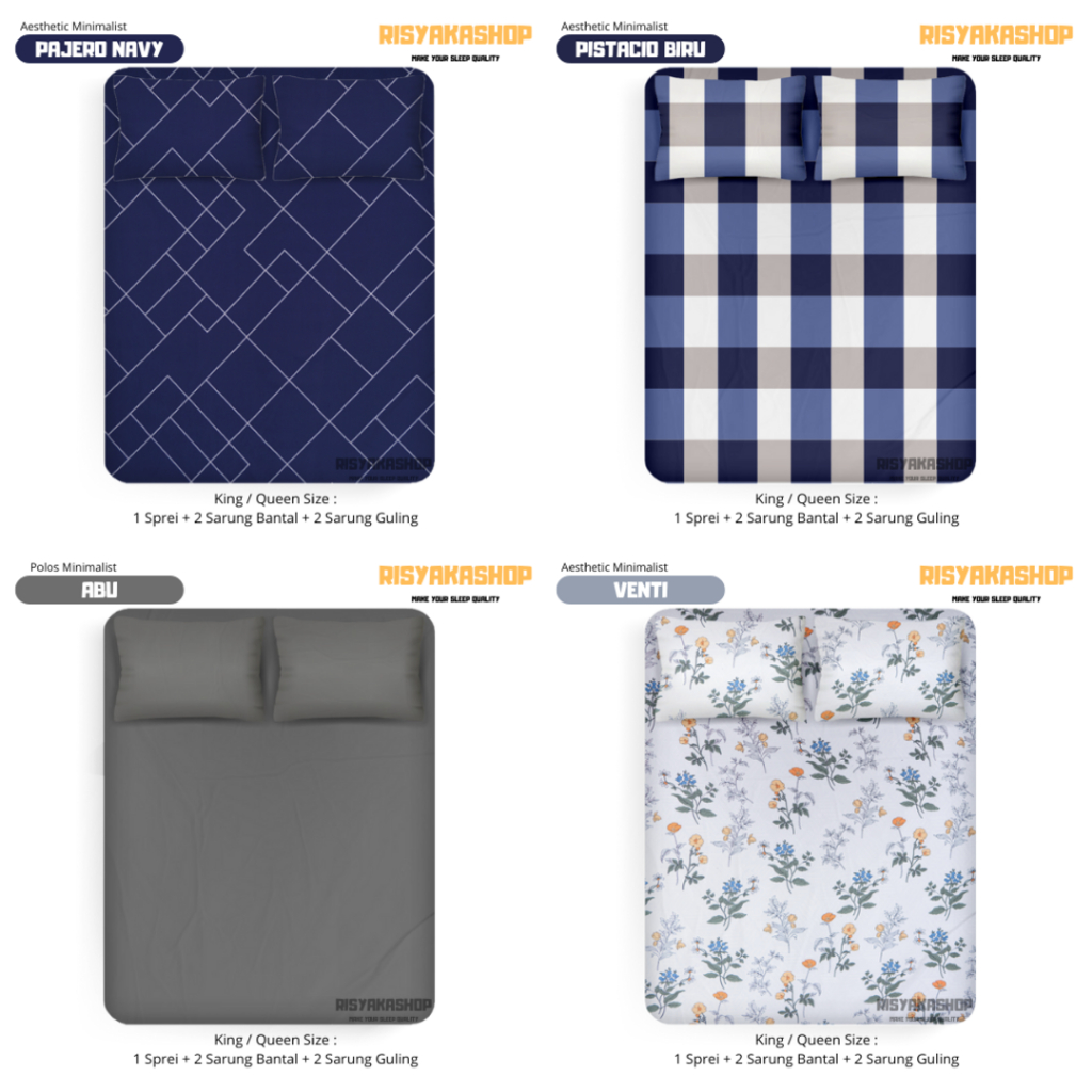 Sprei 140x200x25 140x200x30 - Sprei 140x200 Tinggi 25 30cm