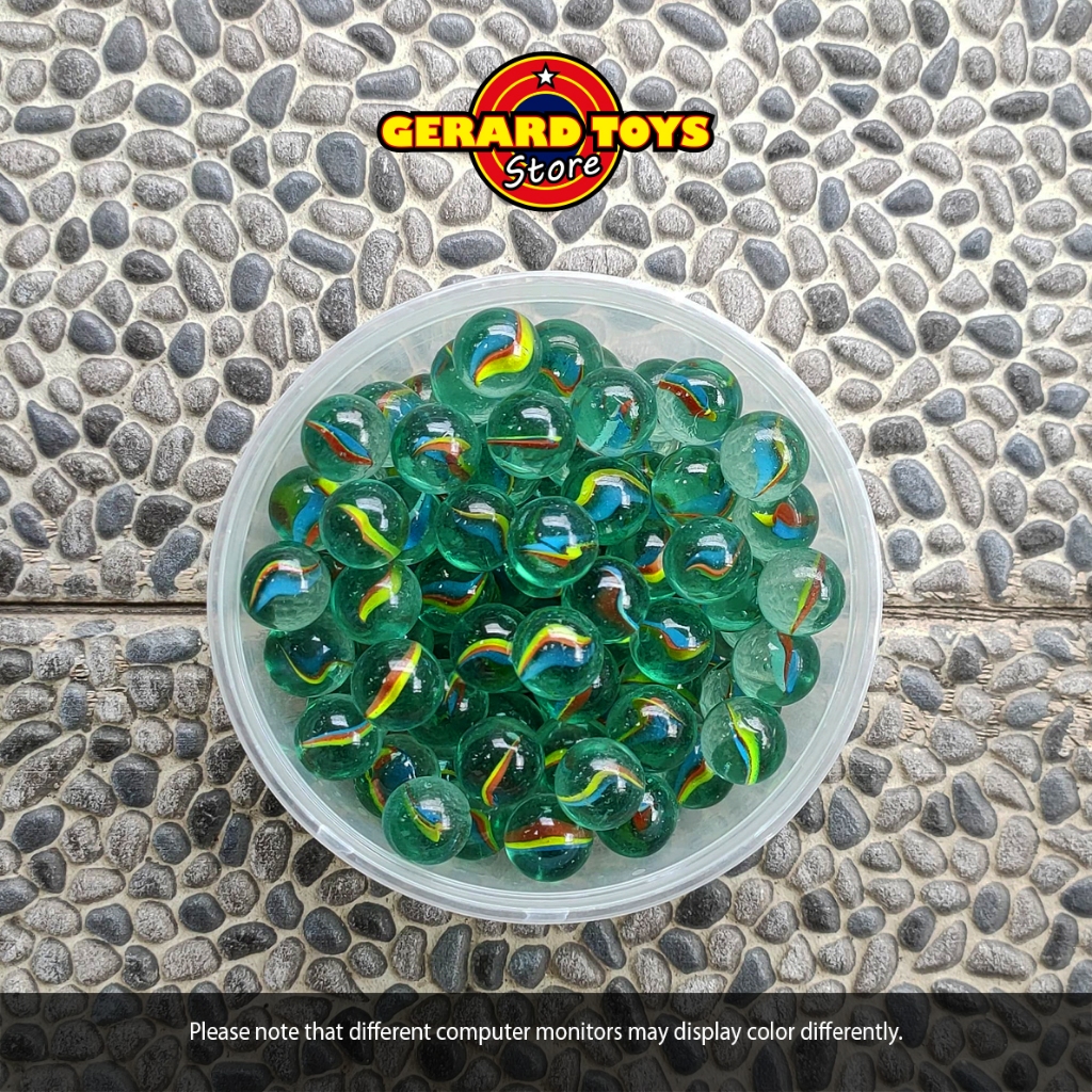 Mainan Kelereng Gundu Kleci Marbles Bening Kecil isi 100