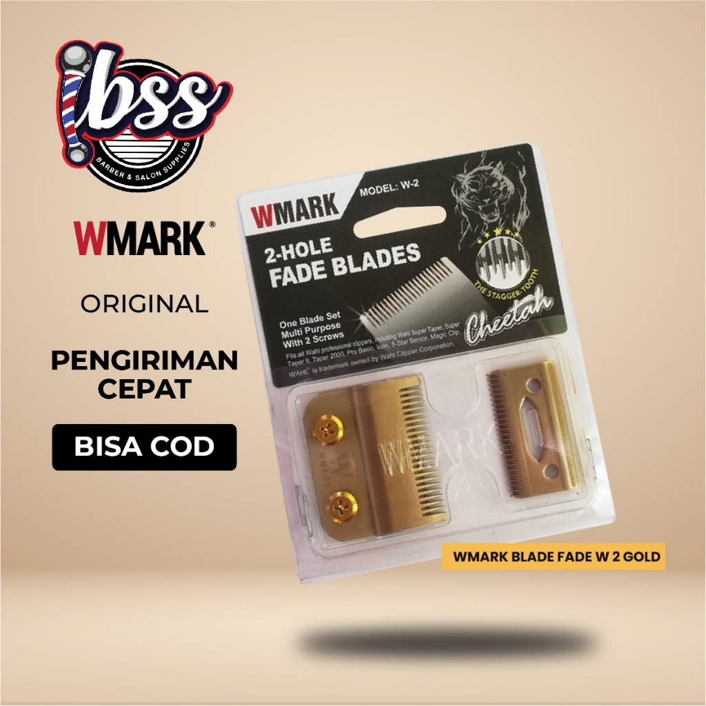 WMARK W 2 FADE BLADE SET / MATA PISAU WMARK / BLADE CLIPPER / WMARK ORIGINAL / IBSS /