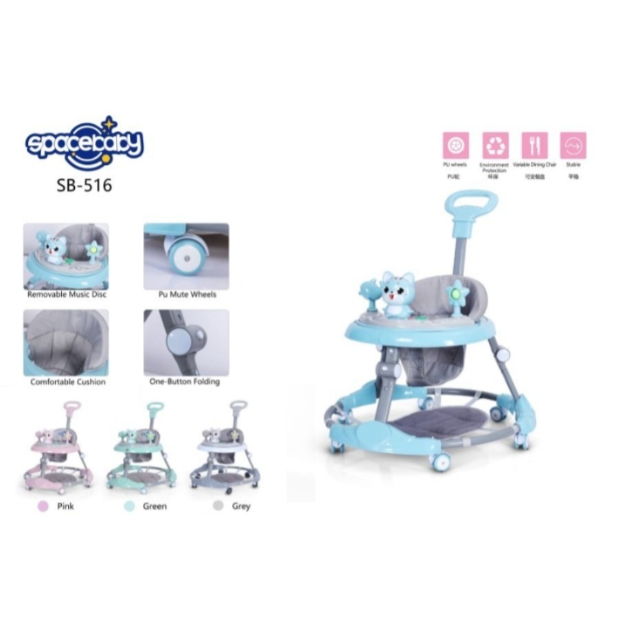 Spacebaby Baby Walker SB516 / Baby Walker / Apolo Bayi