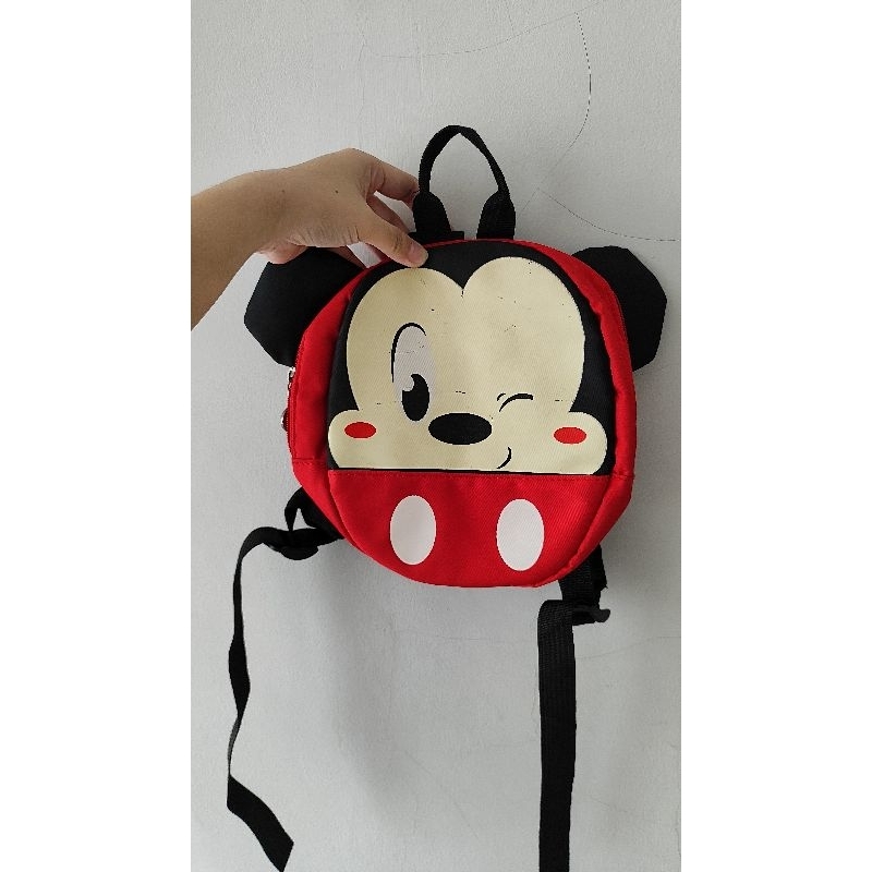 PRELOVED TAS ANAK MICKEY MOUSE/ TAS RANSEL MICKEY MOUSE