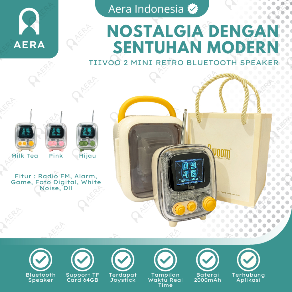 Speaker Mini Bluetooth Tiivoo 2 Photo Album Retro Radio Bluetooth Speaker | Speaker Mini Bluetooth R