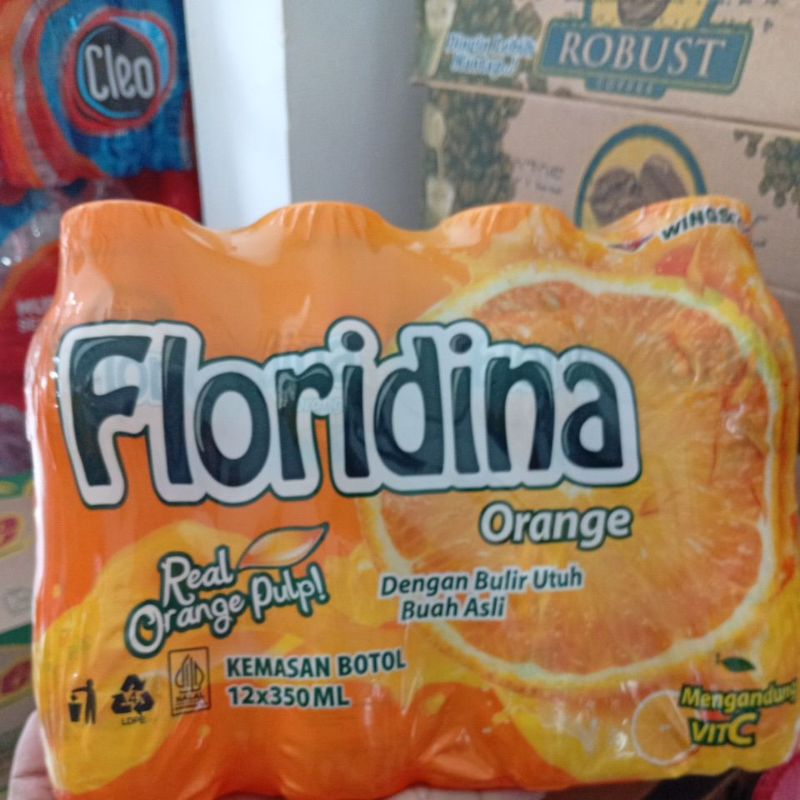 

Floridina orang pulp kemasan botol UK 12 x 350 ml