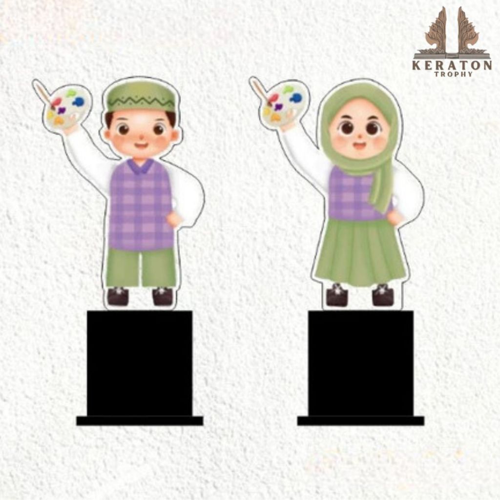 Piala Mewarnai Anak Islami Piala Menggambar Anak Paud Piala Menggambar Akrilik
