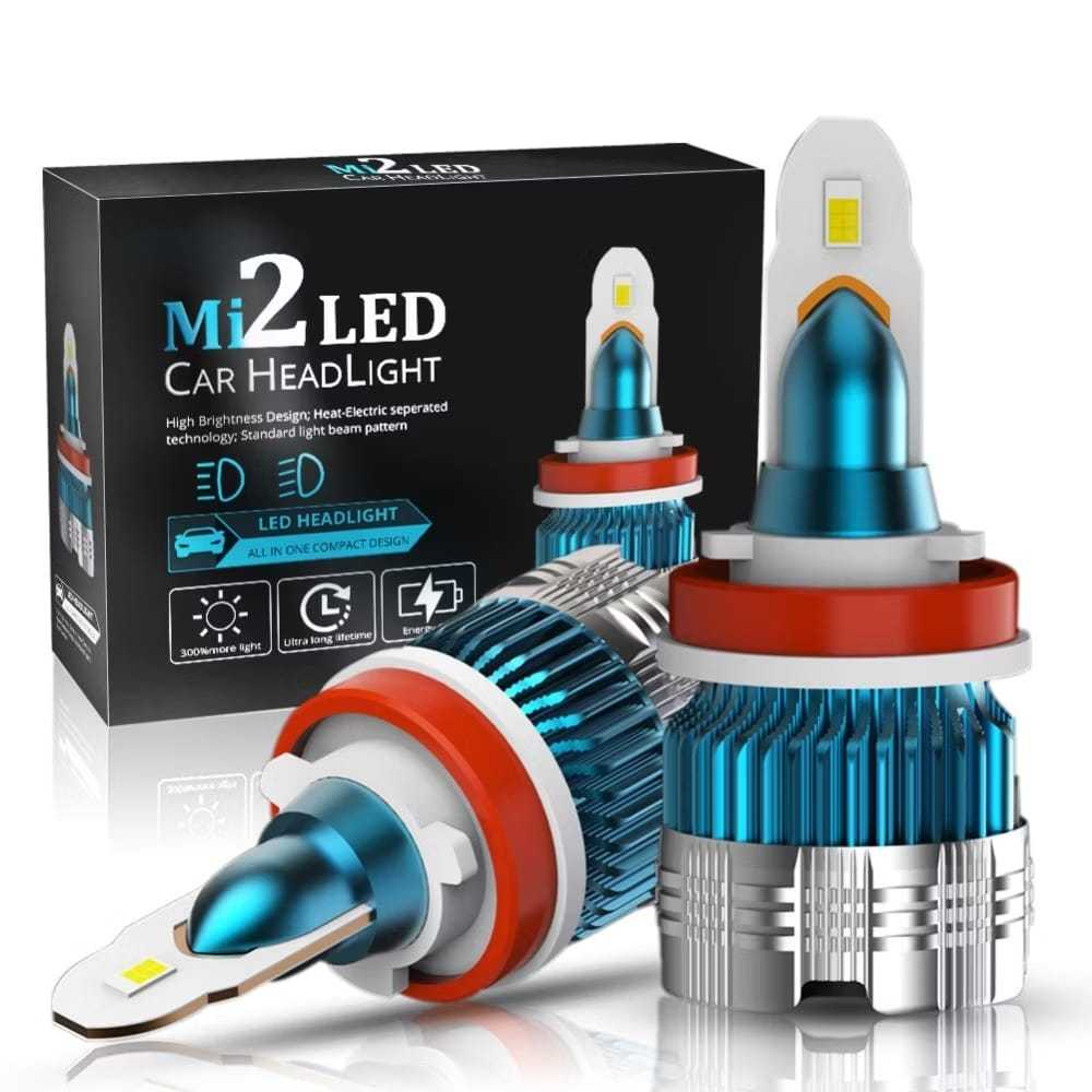 Lampu LED Mi 2 H4 & H11 Untuk Headlight Mobil Isi 2Pcs Lampu