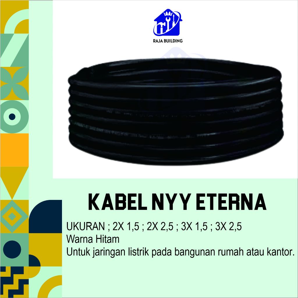 KABEL NYY ETERNA / KABEL ETERNA / kabel listrik NYY / kabel instalasi NYY