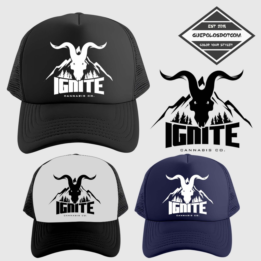 TOPI JARING TRUCKER IGNITE- Topi jaring IGNITE- Keren - TOPI JARING IGNITE - Murah - GUEPOLOSDOTCOM