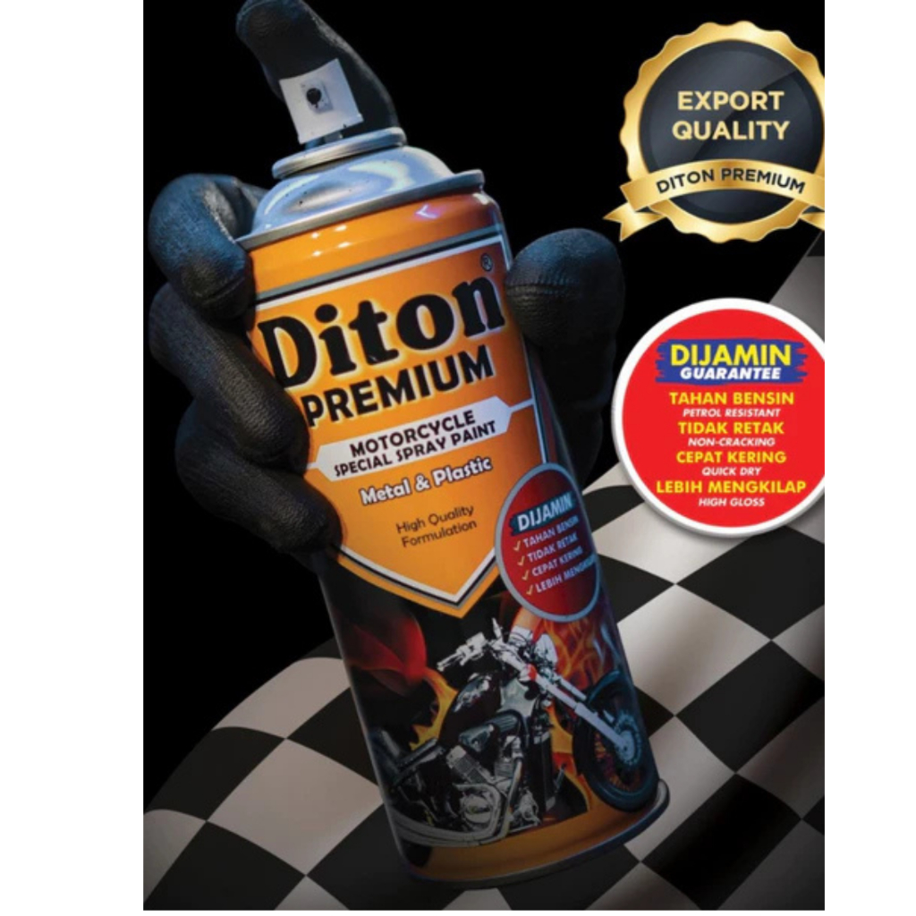 CAT PILOK PILOX DITON PREMIUM SILVER GOLD WARNA SOLID METALLIC CANDY TONE HARLEY