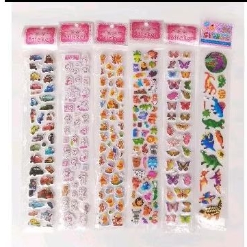

J ( J16 ) STIKER KARAKTER KARTUN TIMBUL /STICKER MOTIF LUCU
