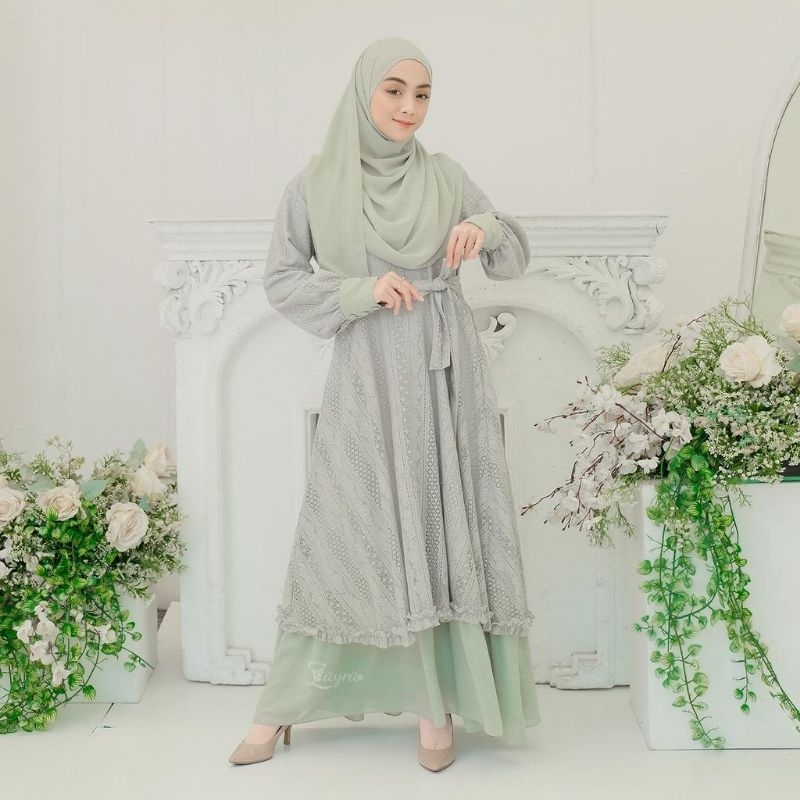 Lovely Dress by Zayra Hijab (New) Dress+Pashmina