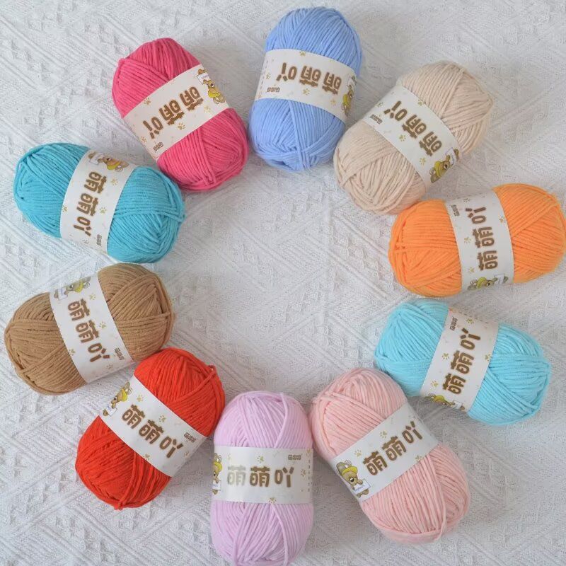 Benang rajut Chenille 2mm