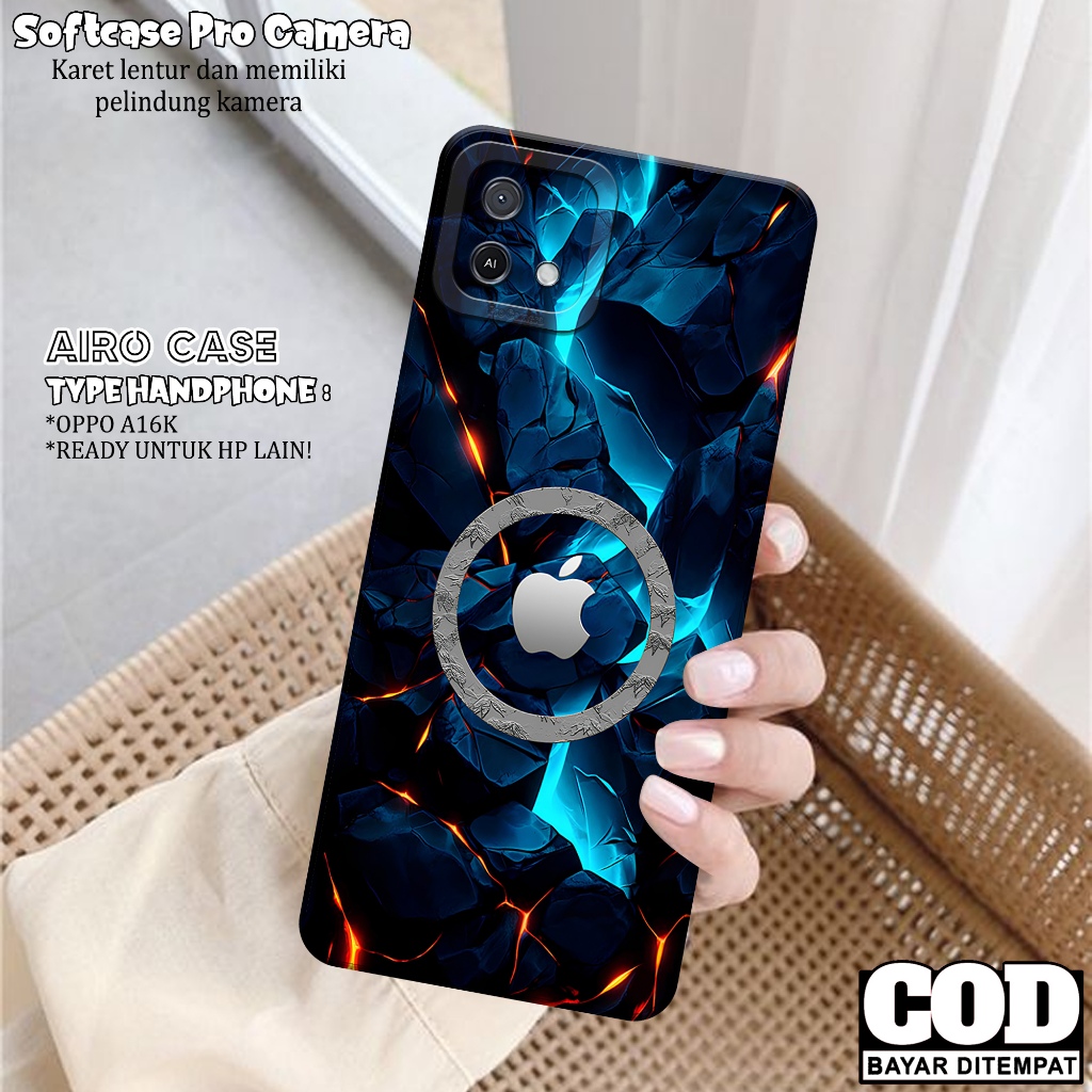 Case OPPO A16K - Softcase OPPO A16K - Fashion Case BRANDED - Casing OPPO A16K - Softcase Pro Camera 