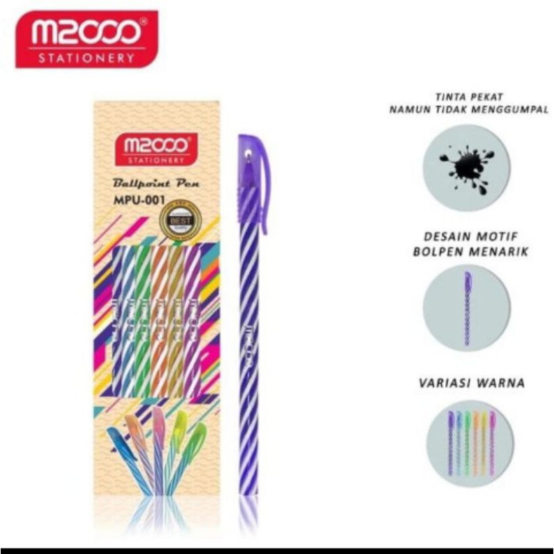 

BALLPOINT PEN MPU-001/PENA ULIR M2000
