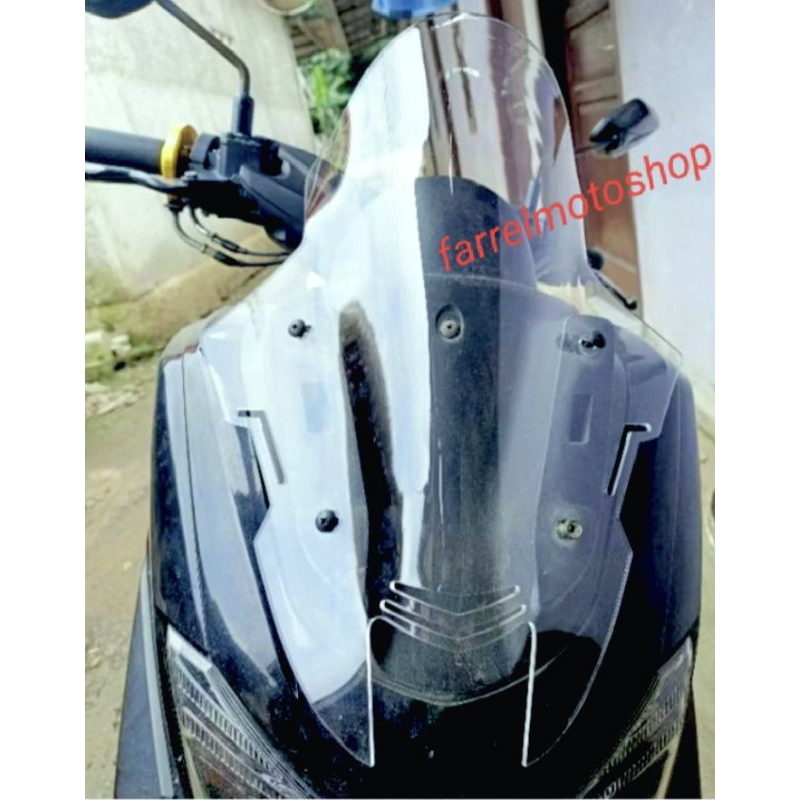 Visor Tdr Nmax Old/New dengan pemanis garnis plus baut Probolt