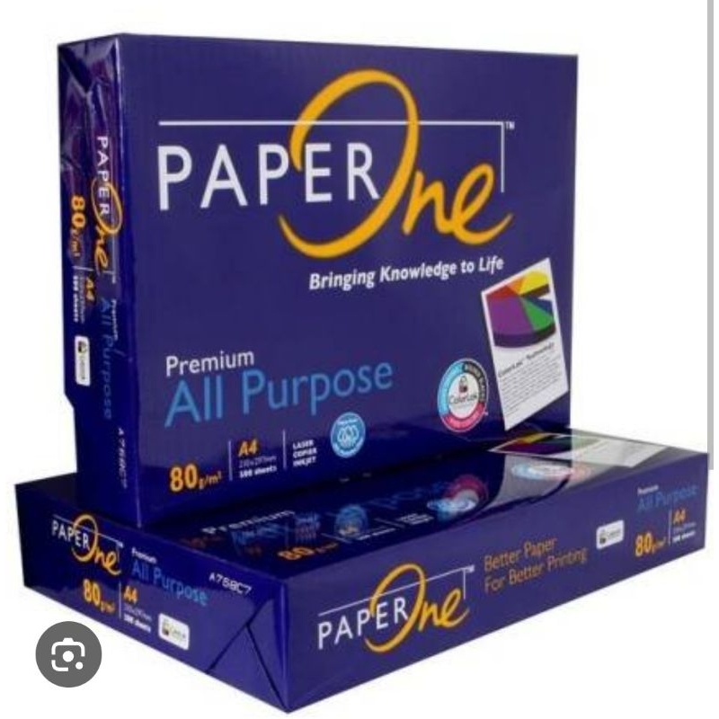 

KERTAS PAPER ONE A4 80 GSM