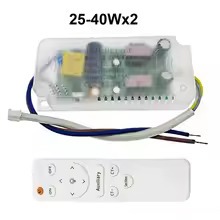 LED Driver 3 warna + Remote IR, Downlight Lampu Ring