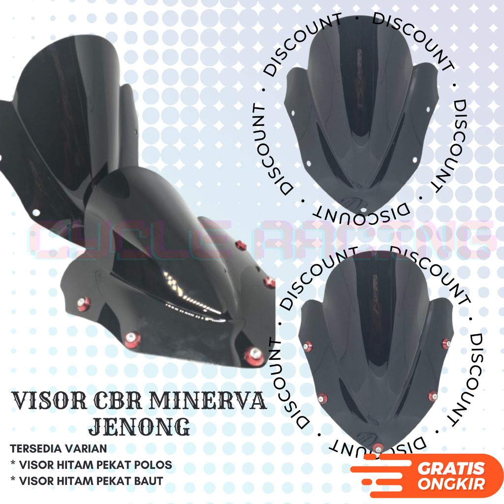 VISOR JENONG HONDA CBR MINERVA OLD WINDSHIELD JENONG CBR MINERVA