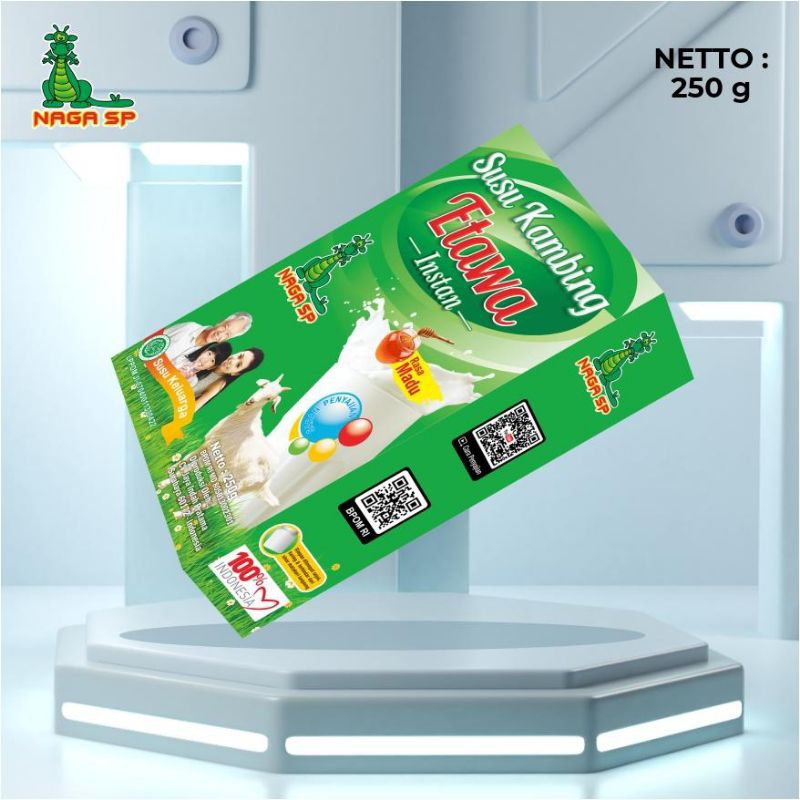 

susu kambing ETAWA naga 250 gram varian rasa madu