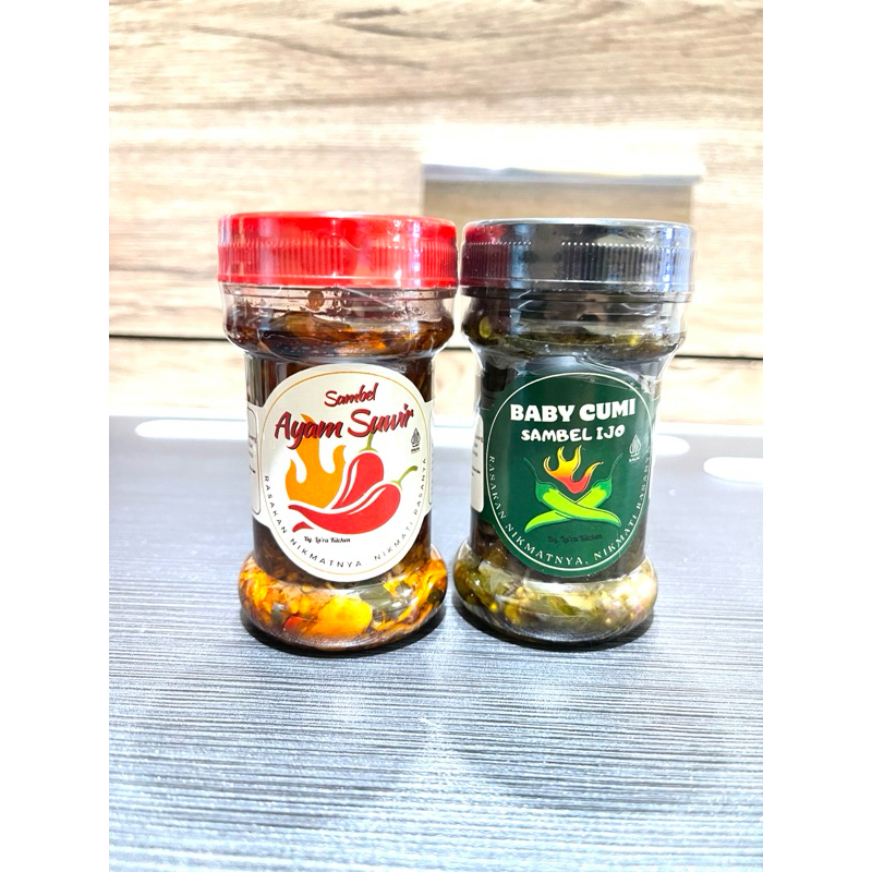 

Paket Bundling 2 Botol - ( Sambel Cumi Ijo + Ayam Suwir )
