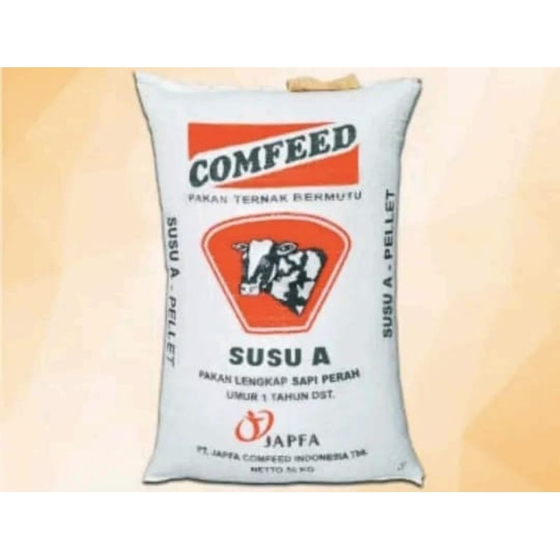 Comfeed susu a pellet pakan sapi indukan menyusui /sapi perah 1kg