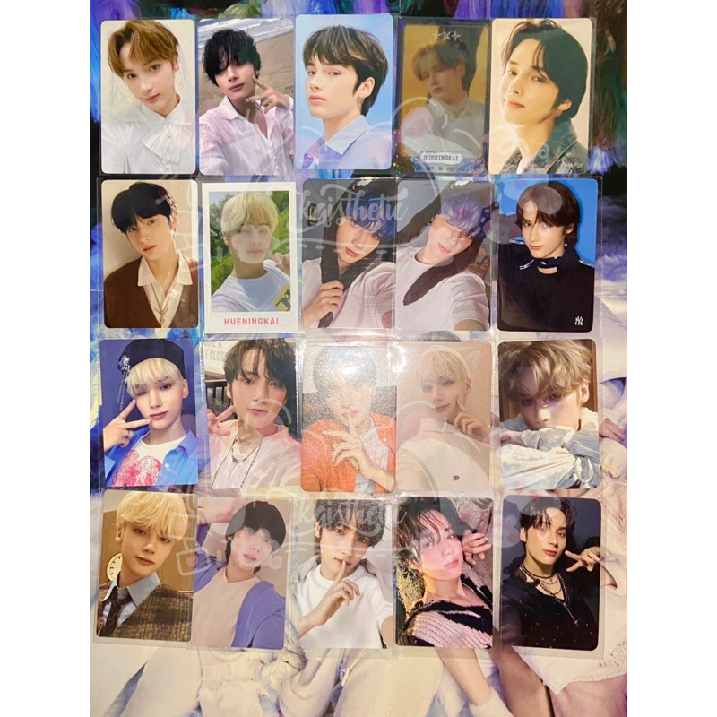 ( READ DESC ) photocard / pc hueningkai txt official pob pre order benefit ld luckydraw pc album